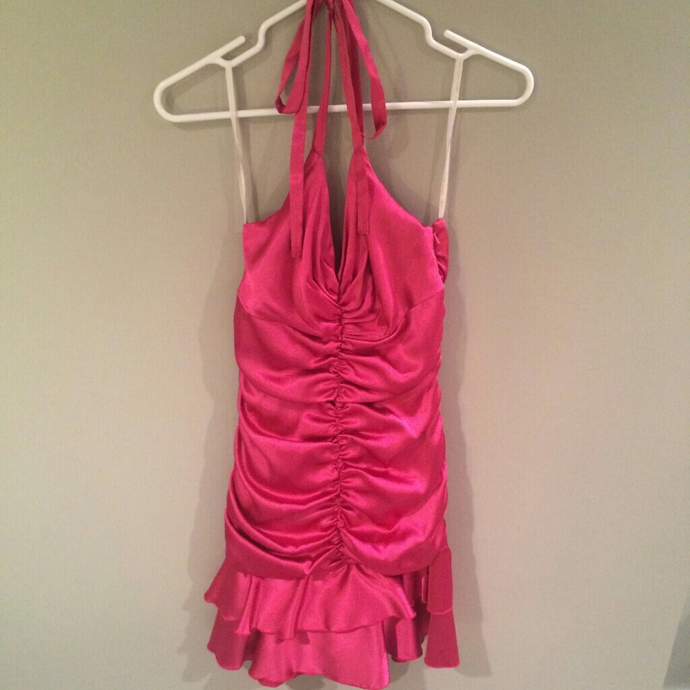 Jessica McClintock Pink Homecoming Dress 4